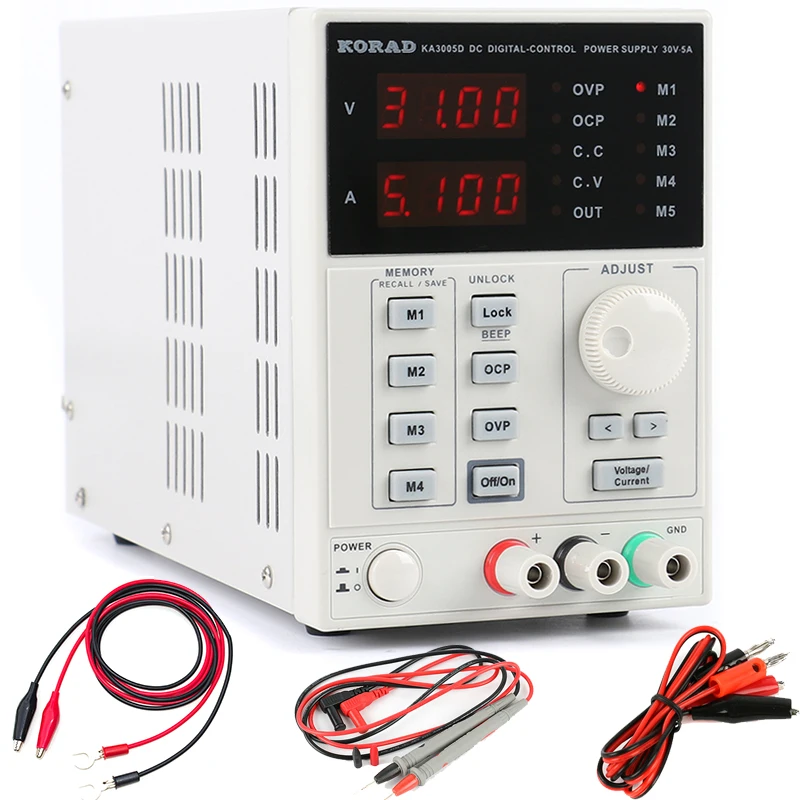 Linear Lab Power Supply Adjustable - KORAD 3005D 3005DS Alimentatore CC lineare