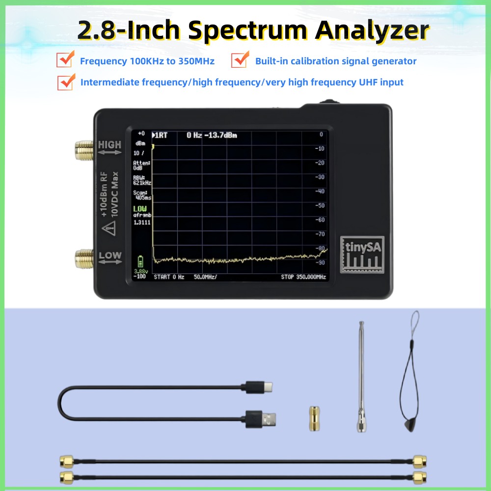 Analizzatore di spettro TinySA - Signal Generator Spectrum Analyzer recensione e prezzo