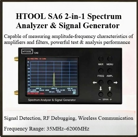 Analizzatore di Spettro Portat - Signal Generator Spectrum Analyzer recensione e prezzo